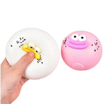 Jucarie Senzoriala Squishy, Flippy, Model Gogoasa cu Ochi Mari, 1 Bucata, Textura Ultra-Densa, Jucarie Antistres pentru