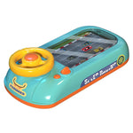 Joc Simulator de Condus, Flippy, 3-6 Ani, Volan Interactiv, Efecte Sonore, din ABS, USB Inclus, Verde