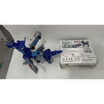 Jucarie Transformabila 2in1, Flippy, Silver Wing Flying Dragon, Masina/Dragon, Atractie Magnetica, +6 Ani, din ABS,