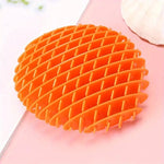 Jucarie Worm Fidget de Decompresie, Flippy, Anti Stres, Dimensiune Compacta 10 cm, Dimensiune Extinsa 24.5 cm,