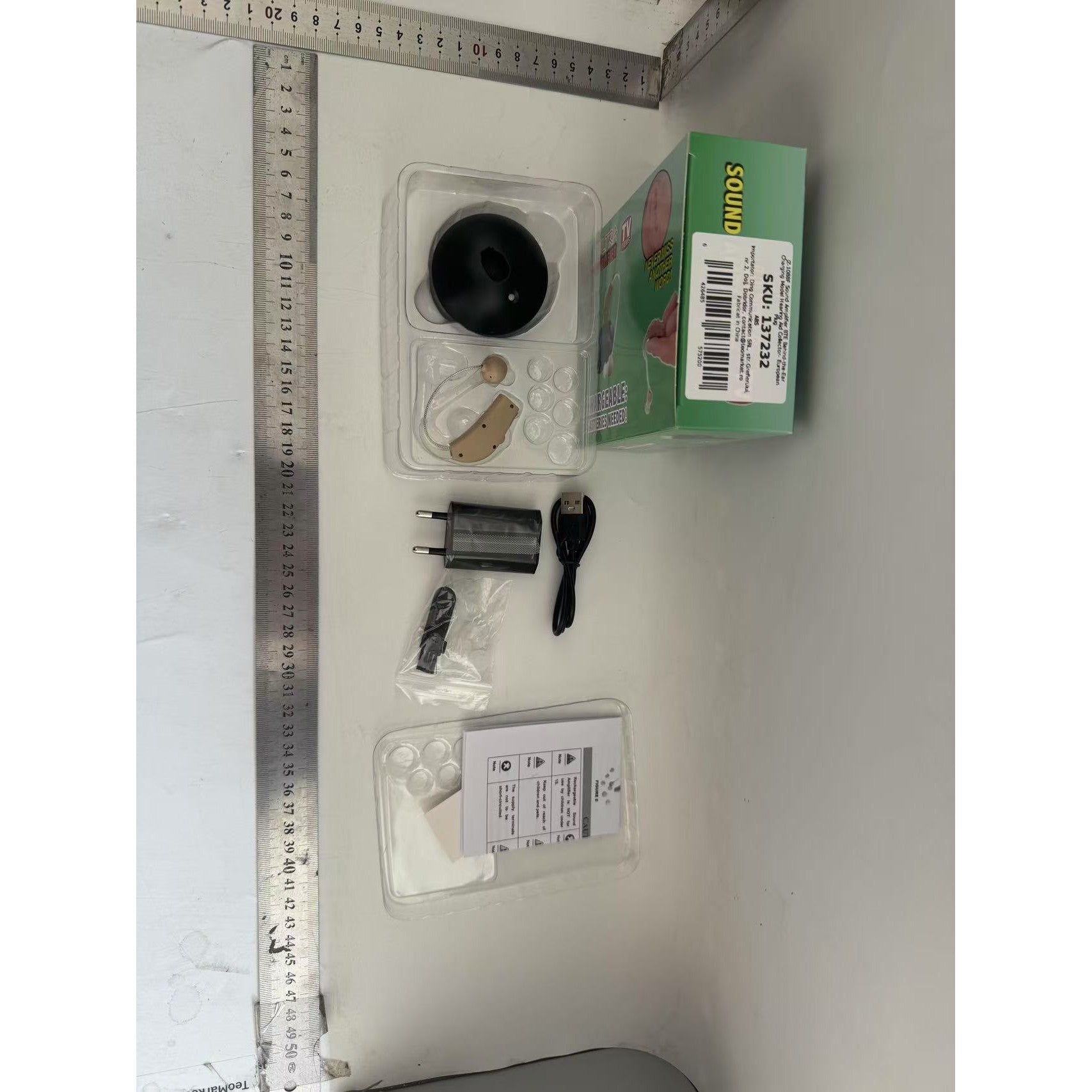 Aparat Auditiv BTE Reincarcabil, Flippy, JZ-1088F, Aparat Auditiv Auxiliar cu Statie de Incarcare, In EAR, Amplificator