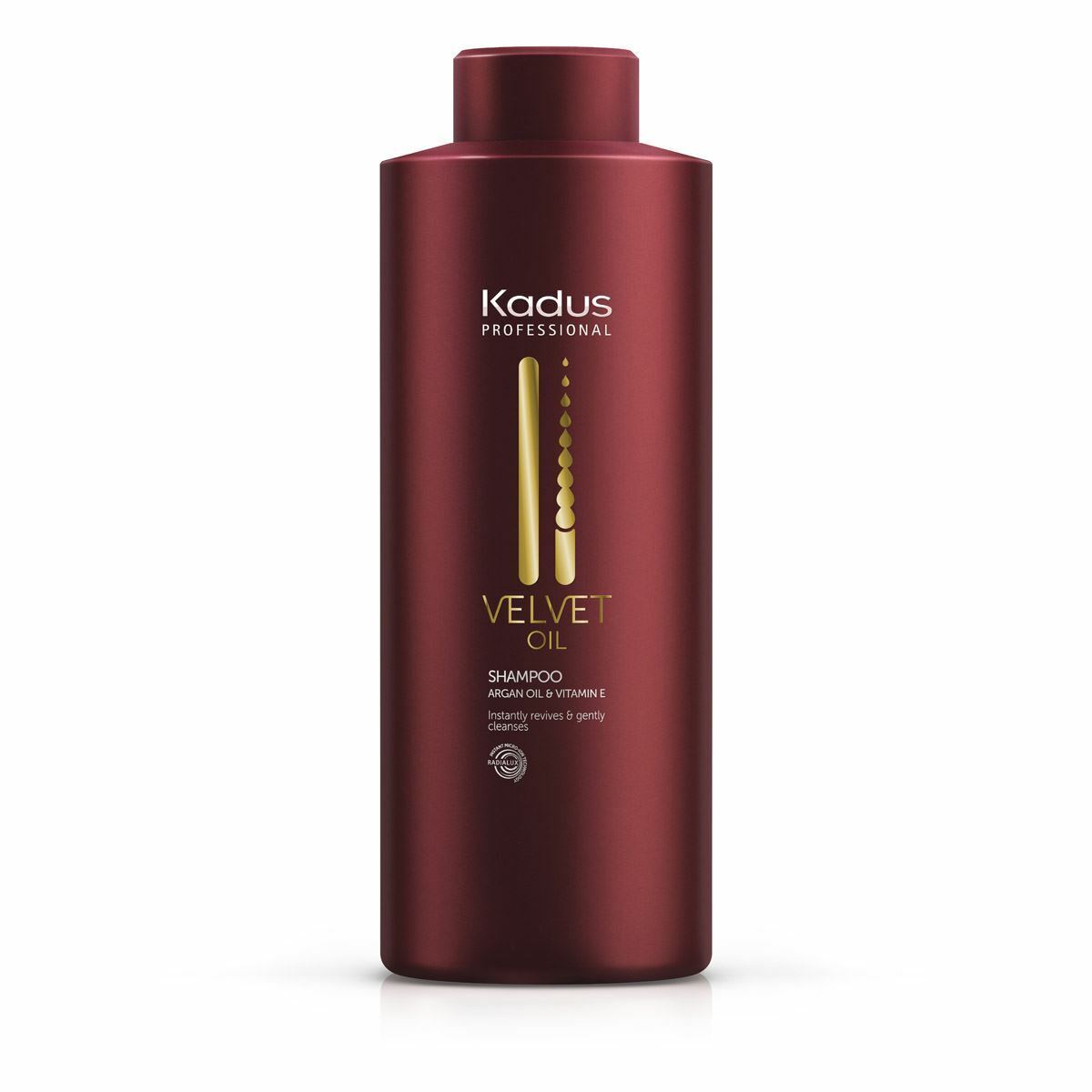 Kadus Professional, Velvet Oil, Șampon pentru păr, Pentru netezire, 1000 ml - Olmarkt