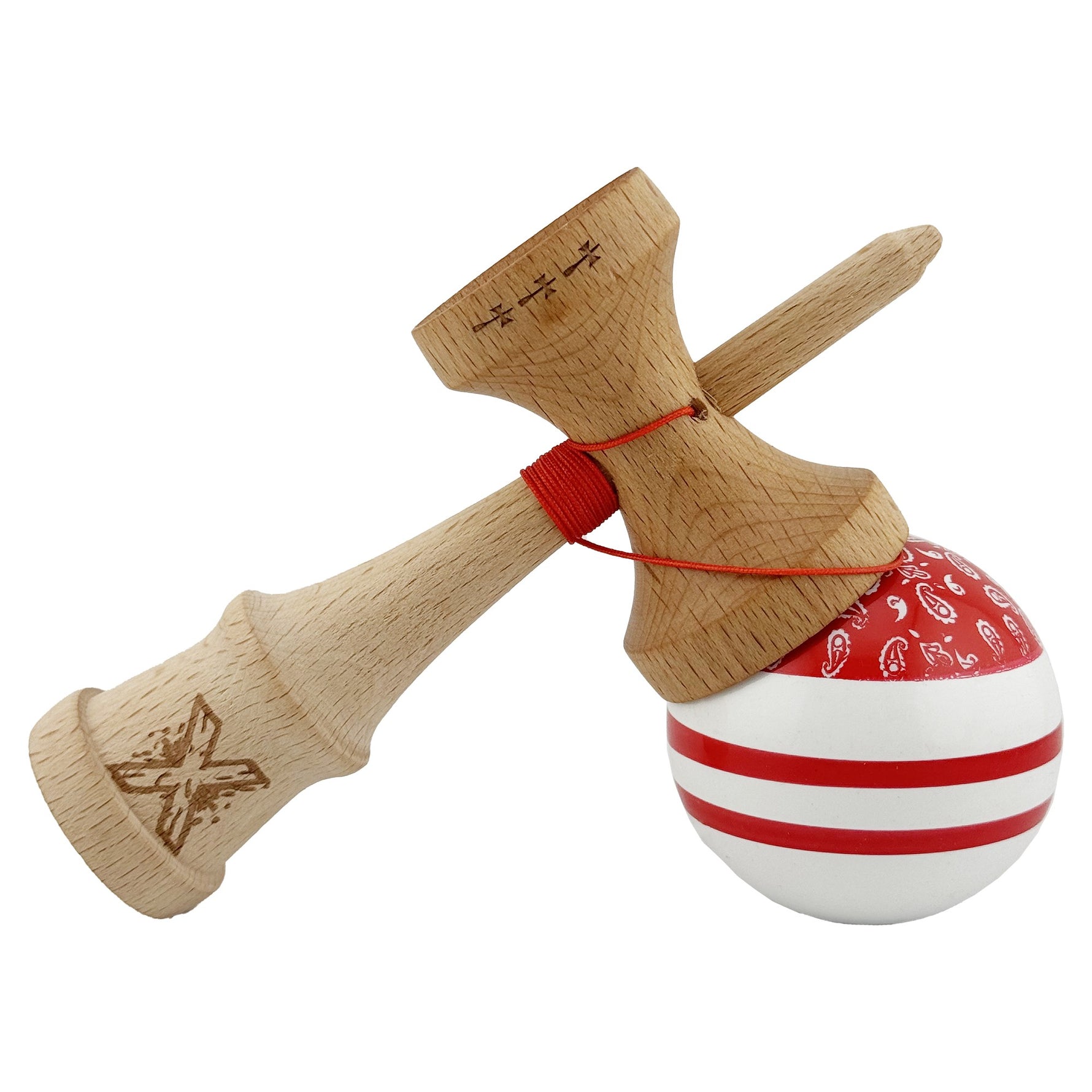 Kendama X CHICANOS Originala, Profesionala, Flippy, Big Cups V2, Super Sticky cu Cupe Mari, Rulment Metalic, din lemn