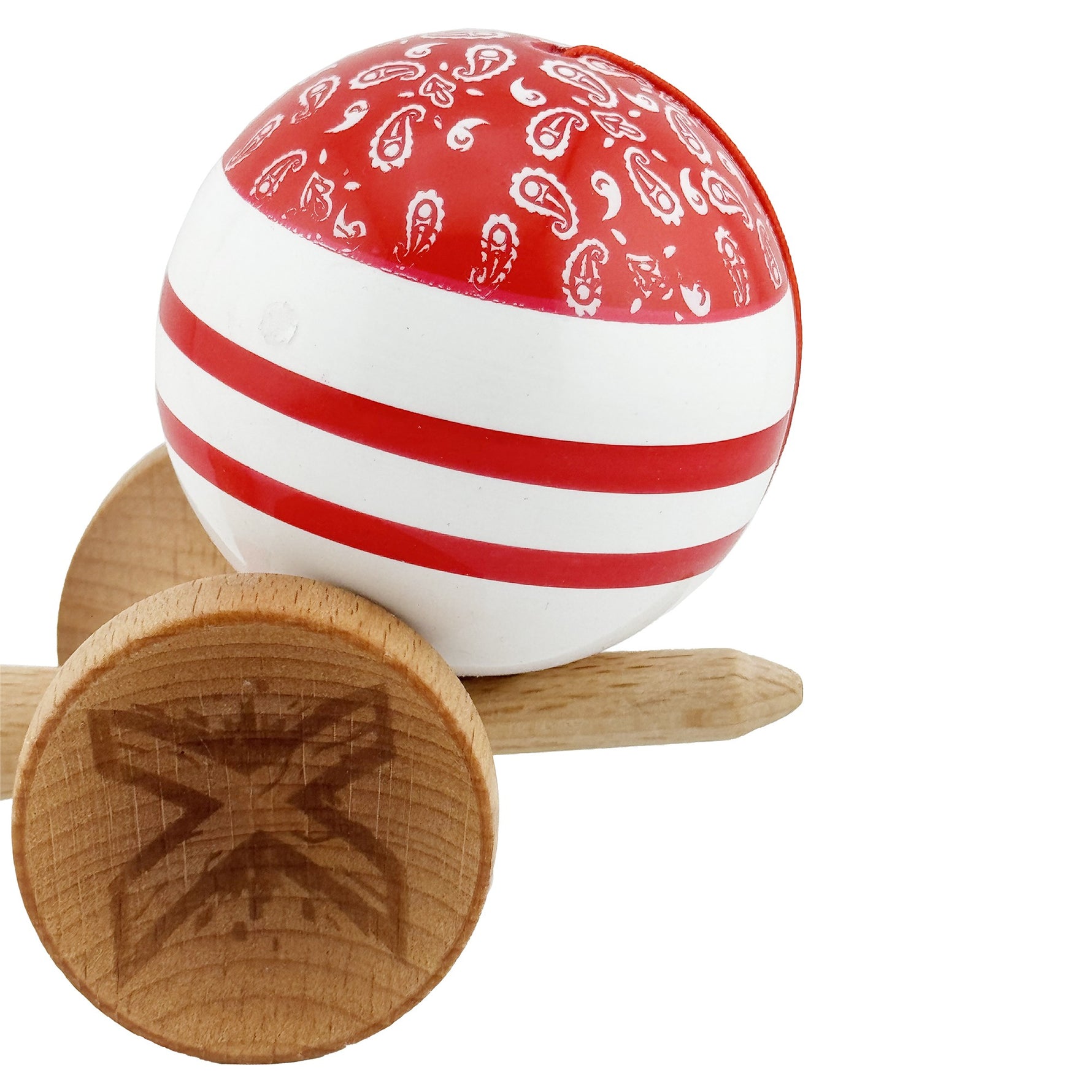 Kendama X CHICANOS Originala, Profesionala, Flippy, Big Cups V2, Super Sticky cu Cupe Mari, Rulment Metalic, din lemn