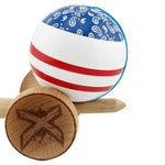 Kendama X CHICANOS Originala, Profesionala, Flippy, Big Cups V2, Super Sticky cu Cupe Mari, Rulment Metalic, din lemn
