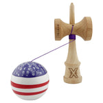 Kendama X CHICANOS Originala, Profesionala, Flippy, Big Cups V2, Super Sticky cu Cupe Mari, Rulment Metalic, din lemn