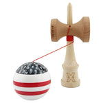 Kendama X CHICANOS Originala, Profesionala, Flippy, Big Cups V2, Super Sticky cu Cupe Mari, Rulment Metalic, din lemn