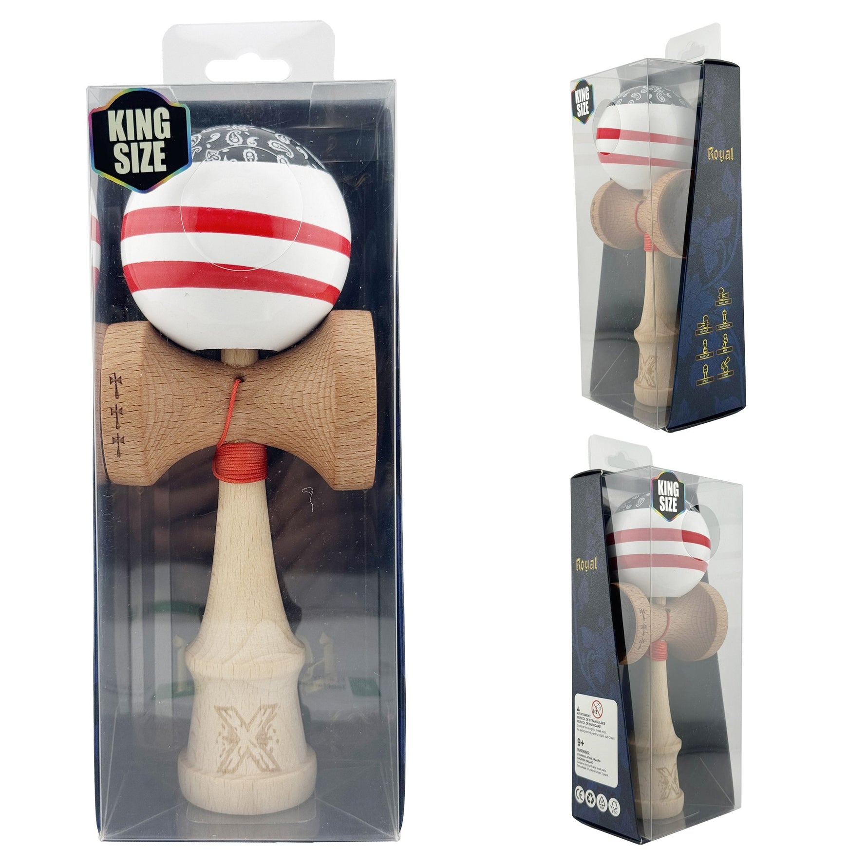 Kendama X CHICANOS Originala, Profesionala, Flippy, Big Cups V2, Super Sticky cu Cupe Mari, Rulment Metalic, din lemn