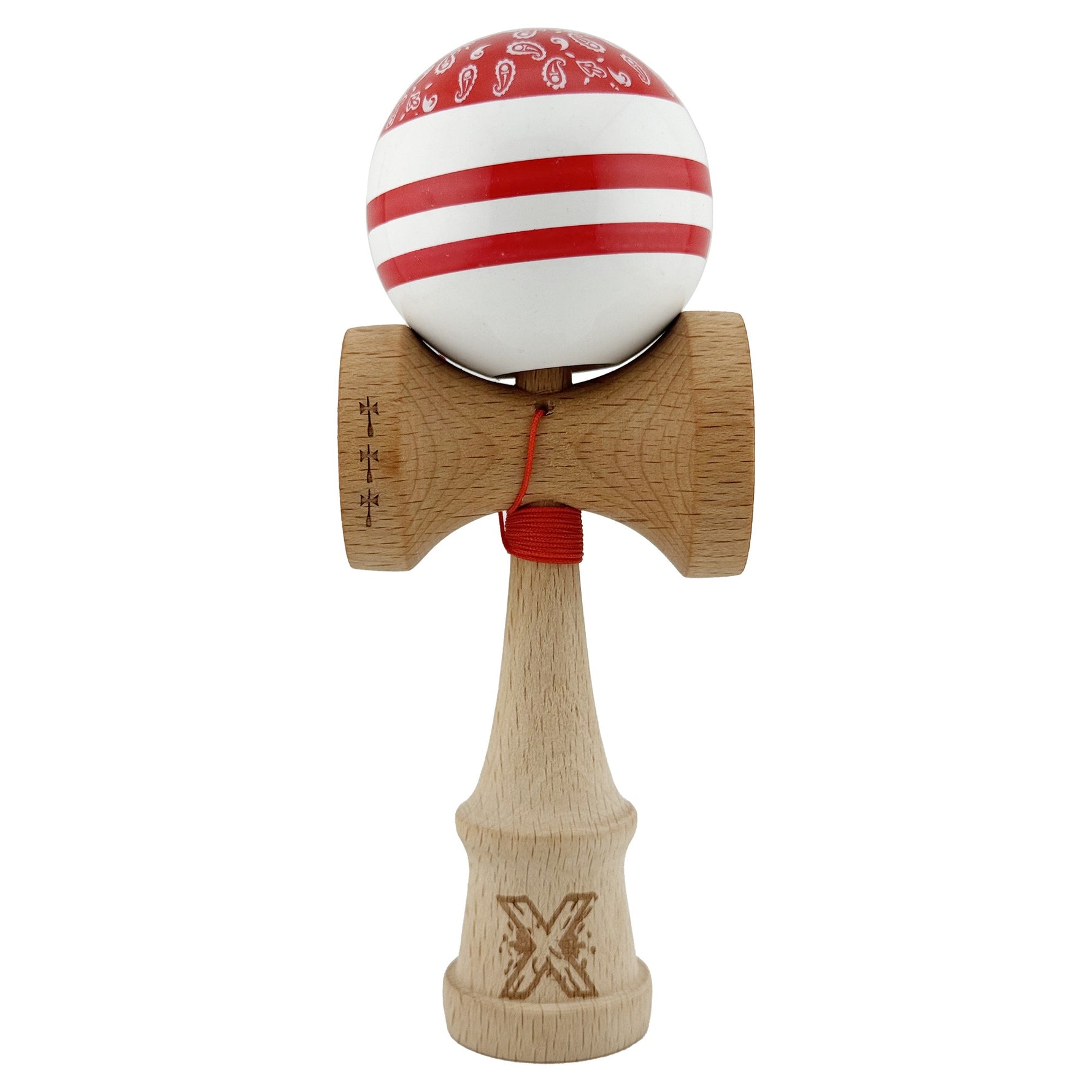 Kendama X CHICANOS Originala, Profesionala, Flippy, Big Cups V2, Super Sticky cu Cupe Mari, Rulment Metalic, din lemn