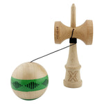Kendama X FREQUENCY Originala, Profesionala, Flippy, Big Cups V2, Super Sticky cu Cupe Mari, Rulment Metalic, din lemn