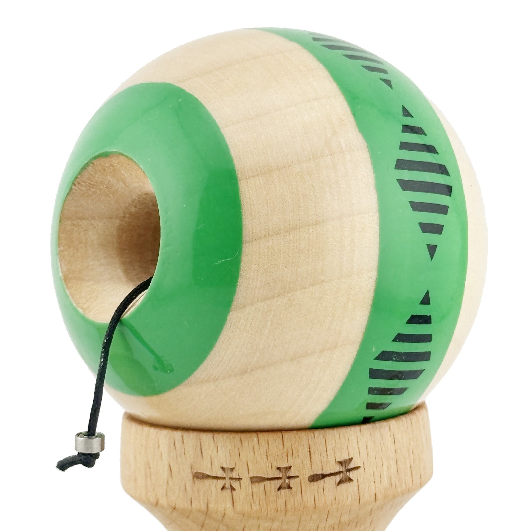 Kendama X FREQUENCY Originala, Profesionala, Flippy, Big Cups V2, Super Sticky cu Cupe Mari, Rulment Metalic, din lemn
