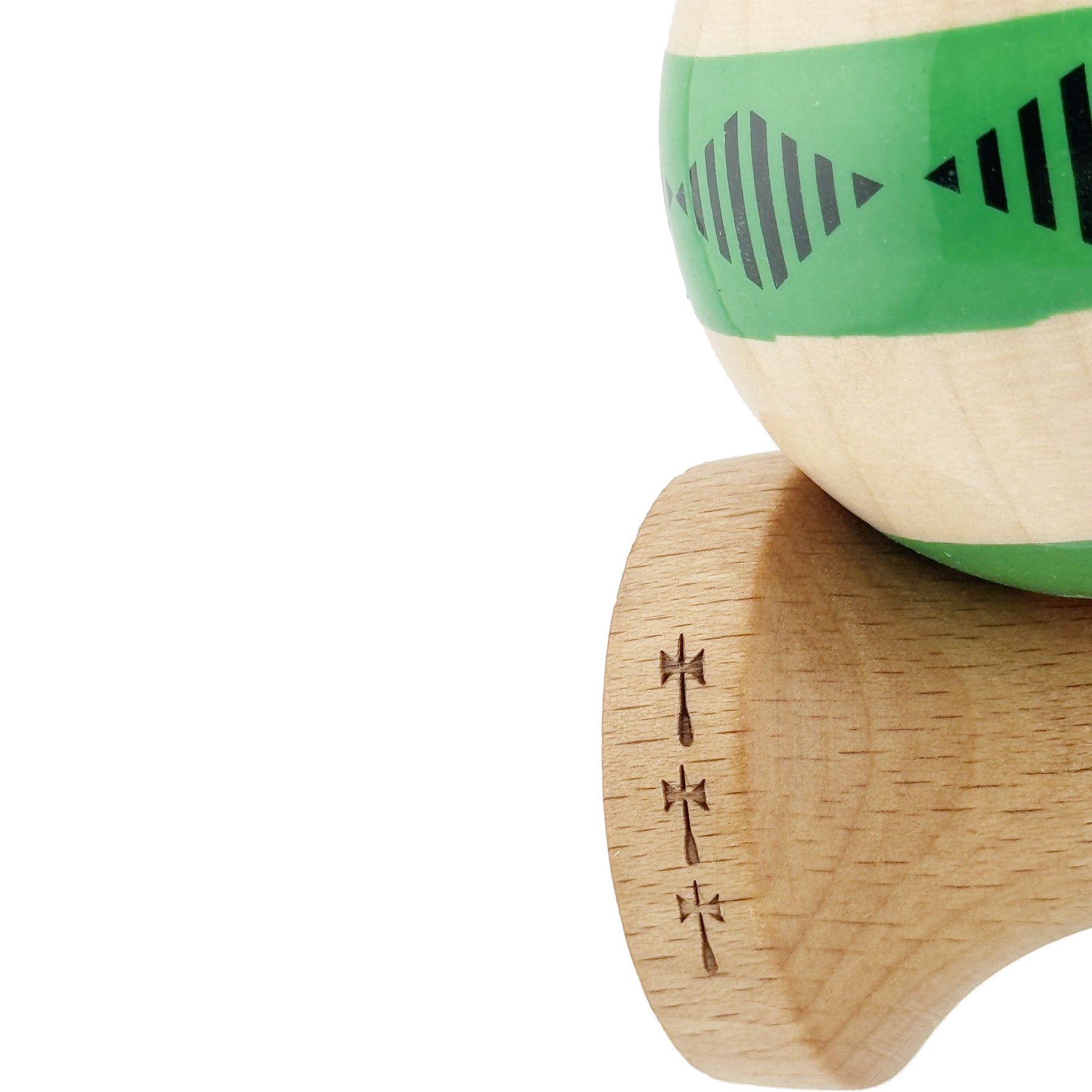 Kendama X FREQUENCY Originala, Profesionala, Flippy, Big Cups V2, Super Sticky cu Cupe Mari, Rulment Metalic, din lemn