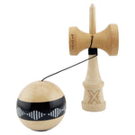 Kendama X FREQUENCY Originala, Profesionala, Flippy, Big Cups V2, Super Sticky cu Cupe Mari, Rulment Metalic, din lemn