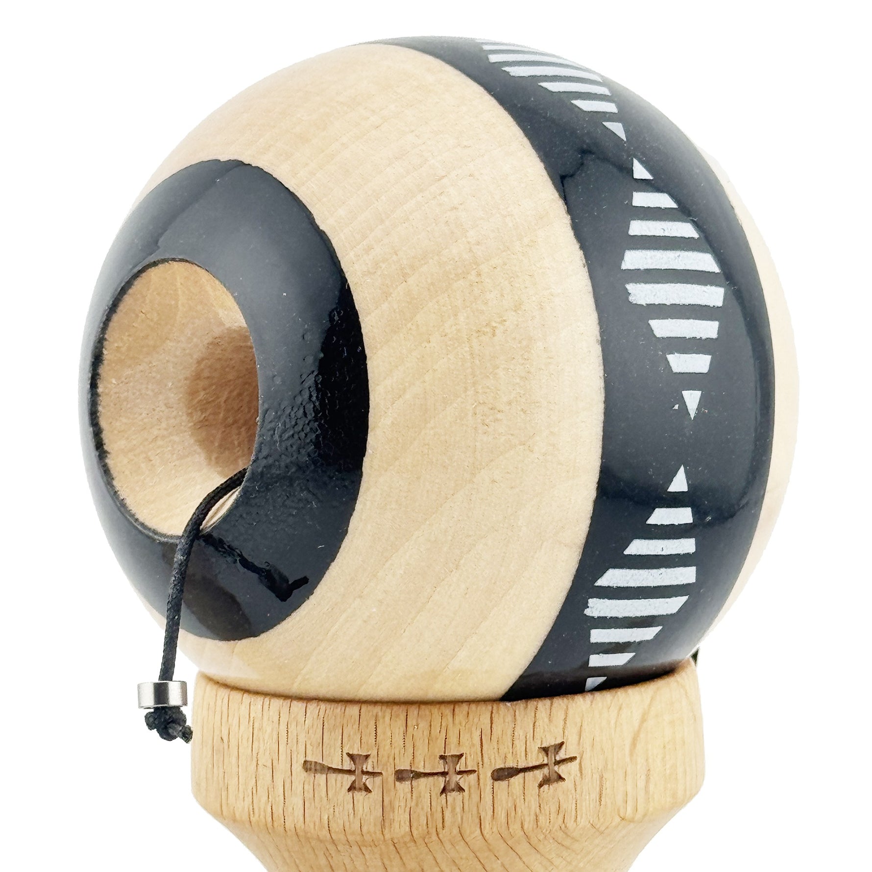 Kendama X FREQUENCY Originala, Profesionala, Flippy, Big Cups V2, Super Sticky cu Cupe Mari, Rulment Metalic, din lemn