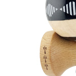 Kendama X FREQUENCY Originala, Profesionala, Flippy, Big Cups V2, Super Sticky cu Cupe Mari, Rulment Metalic, din lemn