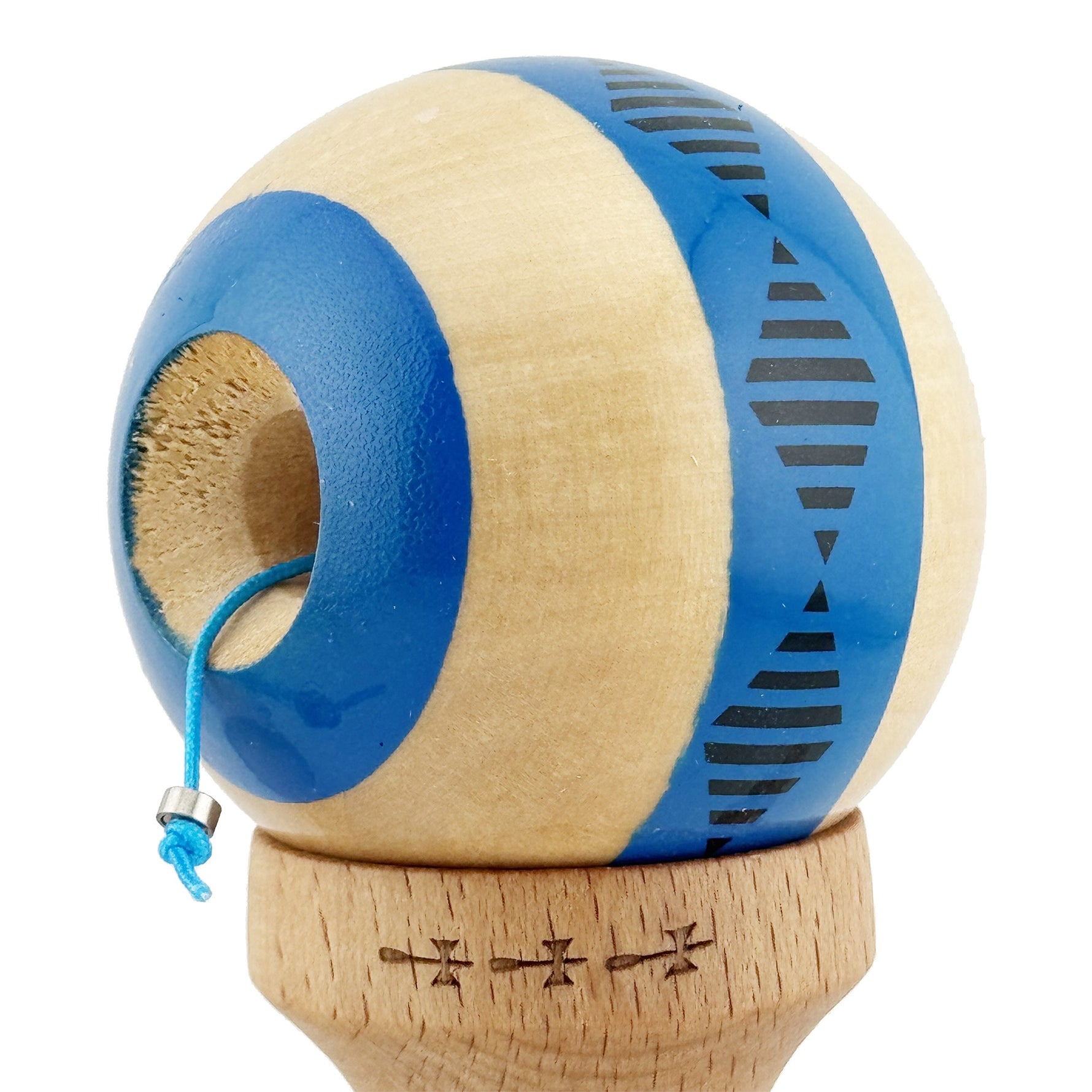 Kendama X FREQUENCY Originala, Profesionala, Flippy, Big Cups V2, Super Sticky cu Cupe Mari, Rulment Metalic, din lemn