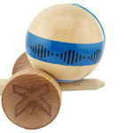 Kendama X FREQUENCY Originala, Profesionala, Flippy, Big Cups V2, Super Sticky cu Cupe Mari, Rulment Metalic, din lemn