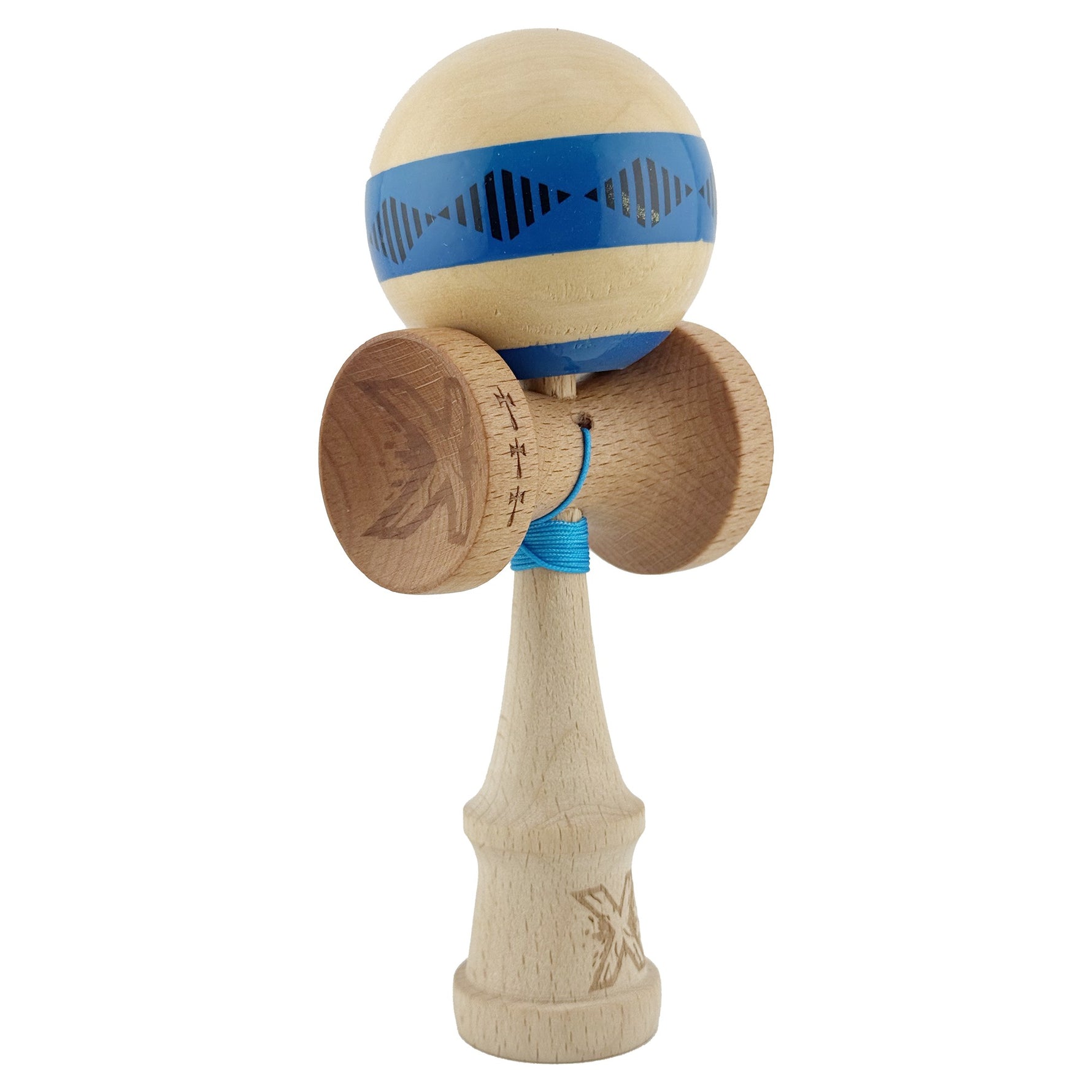 Kendama X FREQUENCY Originala, Profesionala, Flippy, Big Cups V2, Super Sticky cu Cupe Mari, Rulment Metalic, din lemn