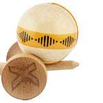 Kendama X FREQUENCY Originala, Profesionala, Flippy, Big Cups V2, Super Sticky cu Cupe Mari, Rulment Metalic, din lemn