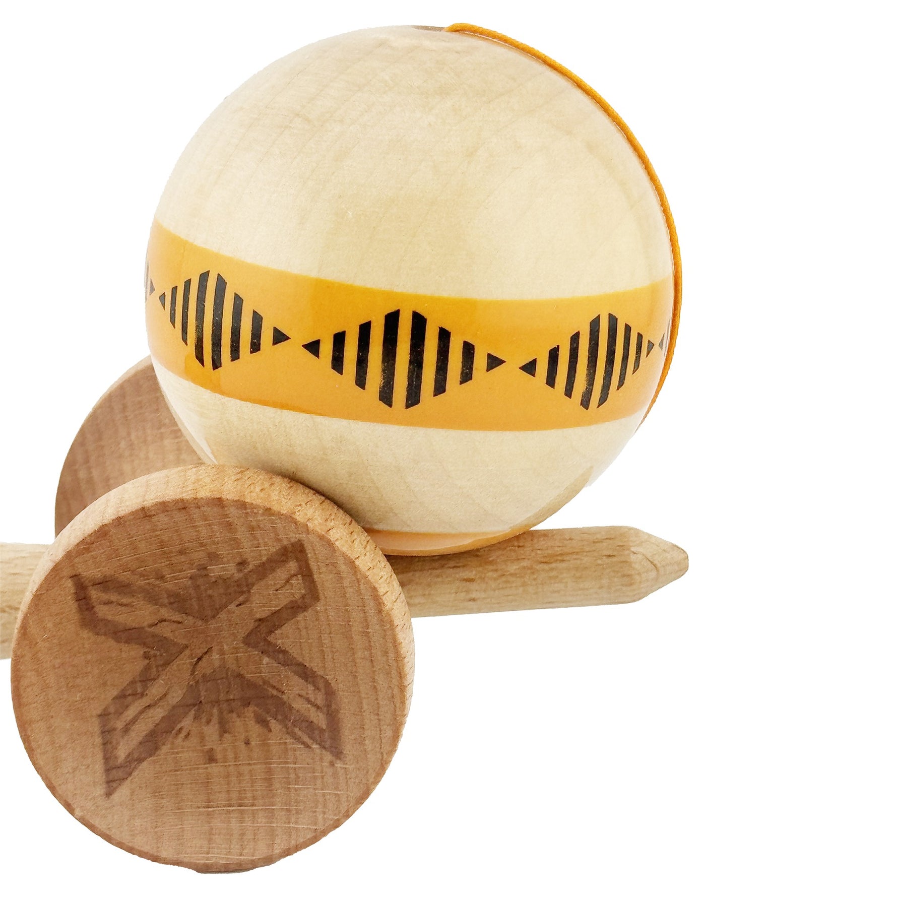 Kendama X FREQUENCY Originala, Profesionala, Flippy, Big Cups V2, Super Sticky cu Cupe Mari, Rulment Metalic, din lemn