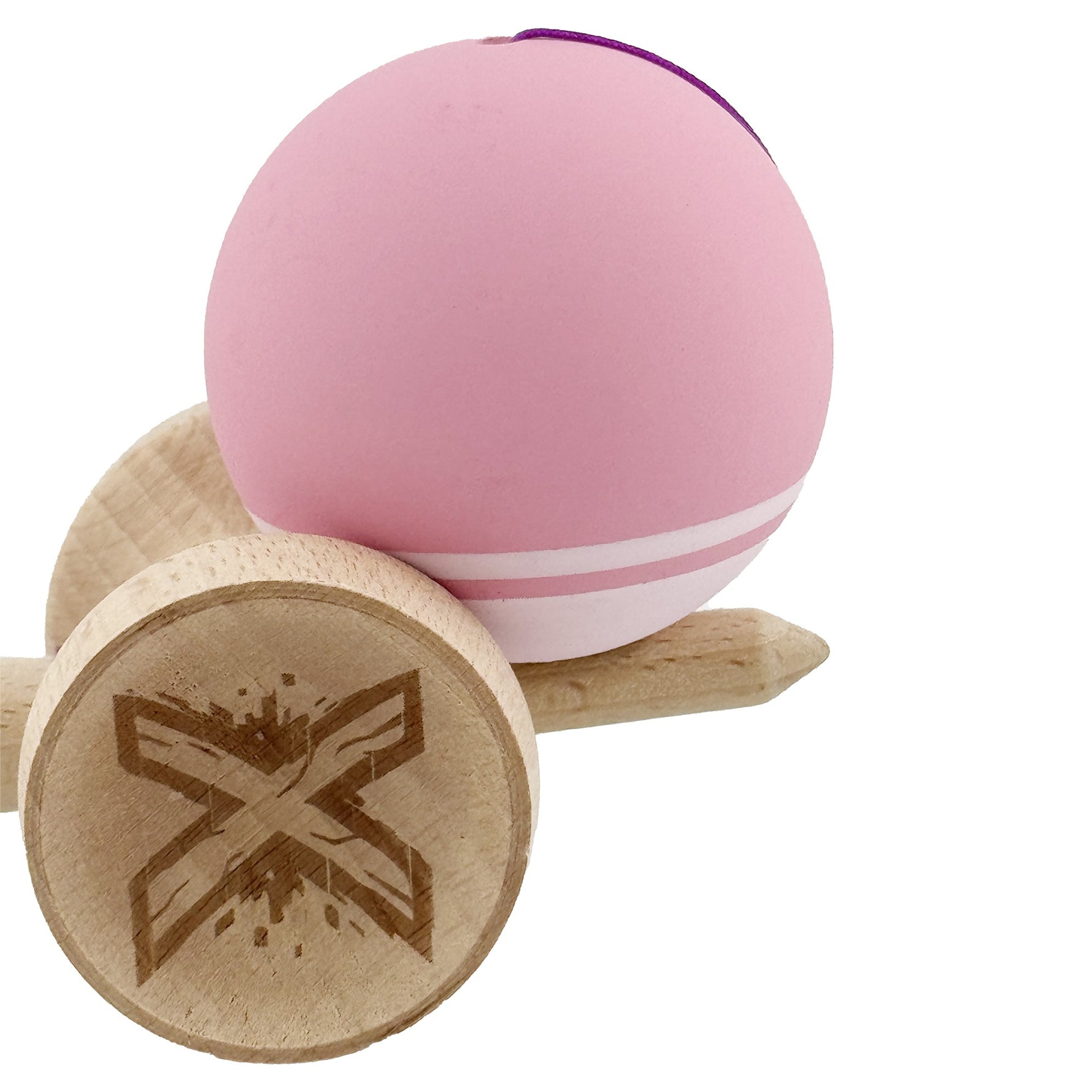 Kendama X Originala, Profesionala, Flippy, Rubber Grip, Cupe Mari KING SIZE V3, Gaura in Baza, Rulment Metalic, din