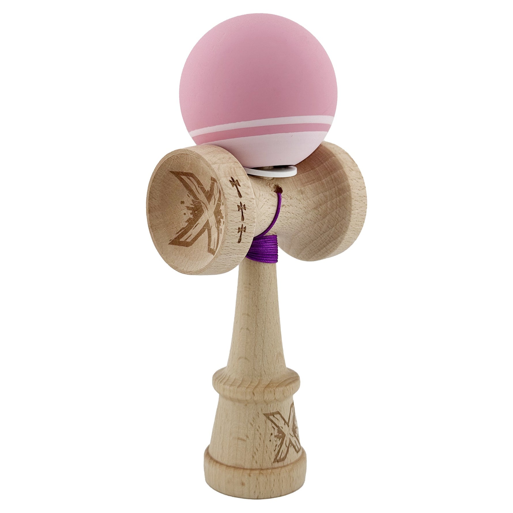 Kendama X Originala, Profesionala, Flippy, Rubber Grip, Cupe Mari KING SIZE V3, Gaura in Baza, Rulment Metalic, din