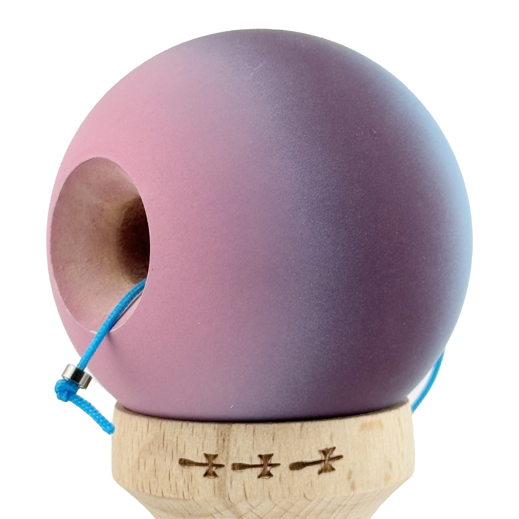 Kendama X Originala, Profesionala, Flippy, Big Cups V2, Rubber Grip cu Cupe Mari, Rulment Metalic cu Ata 55 cm,