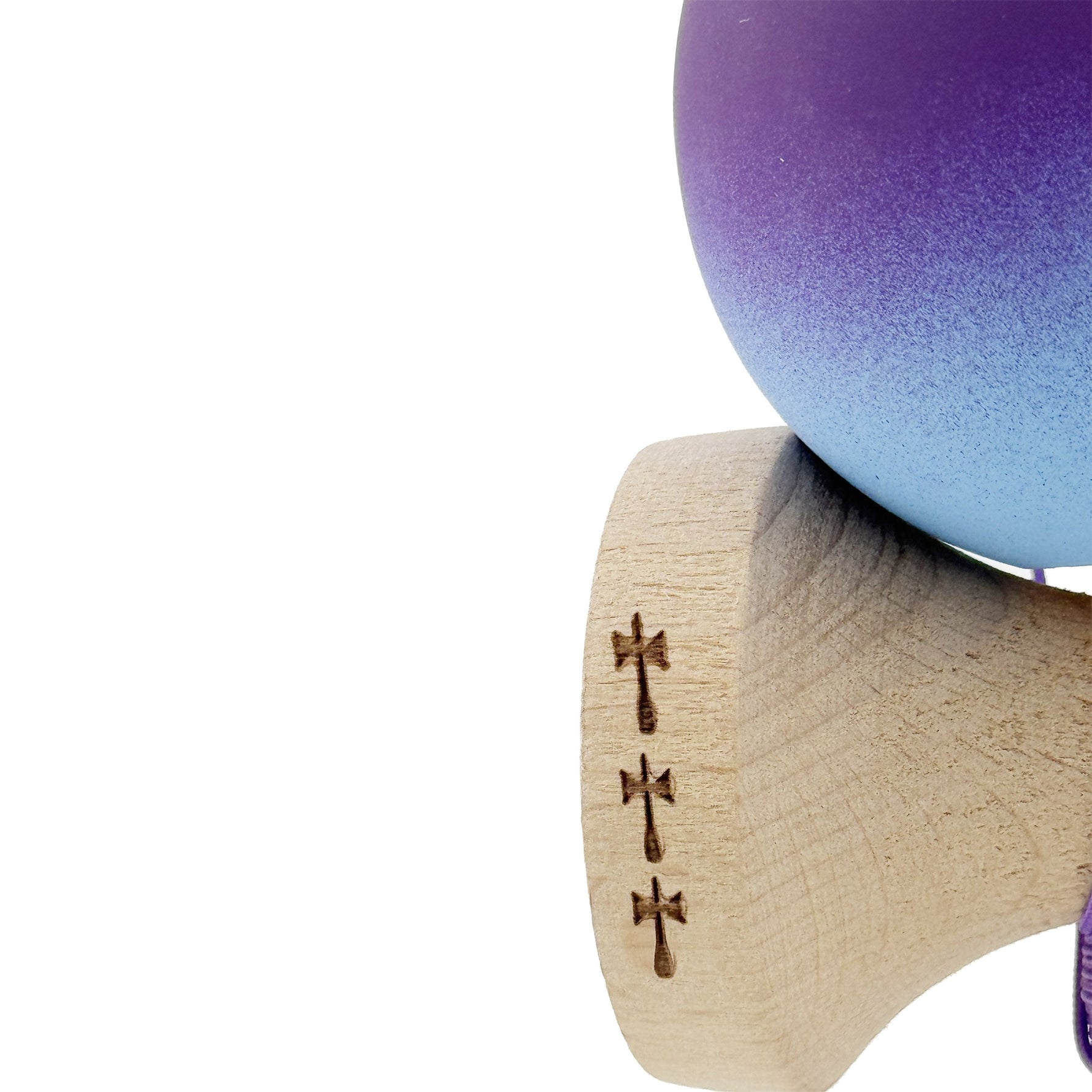Kendama X Originala, Profesionala, Flippy, Big Cups V2, Rubber Grip cu Cupe Mari, Rulment Metalic cu Ata 55 cm,