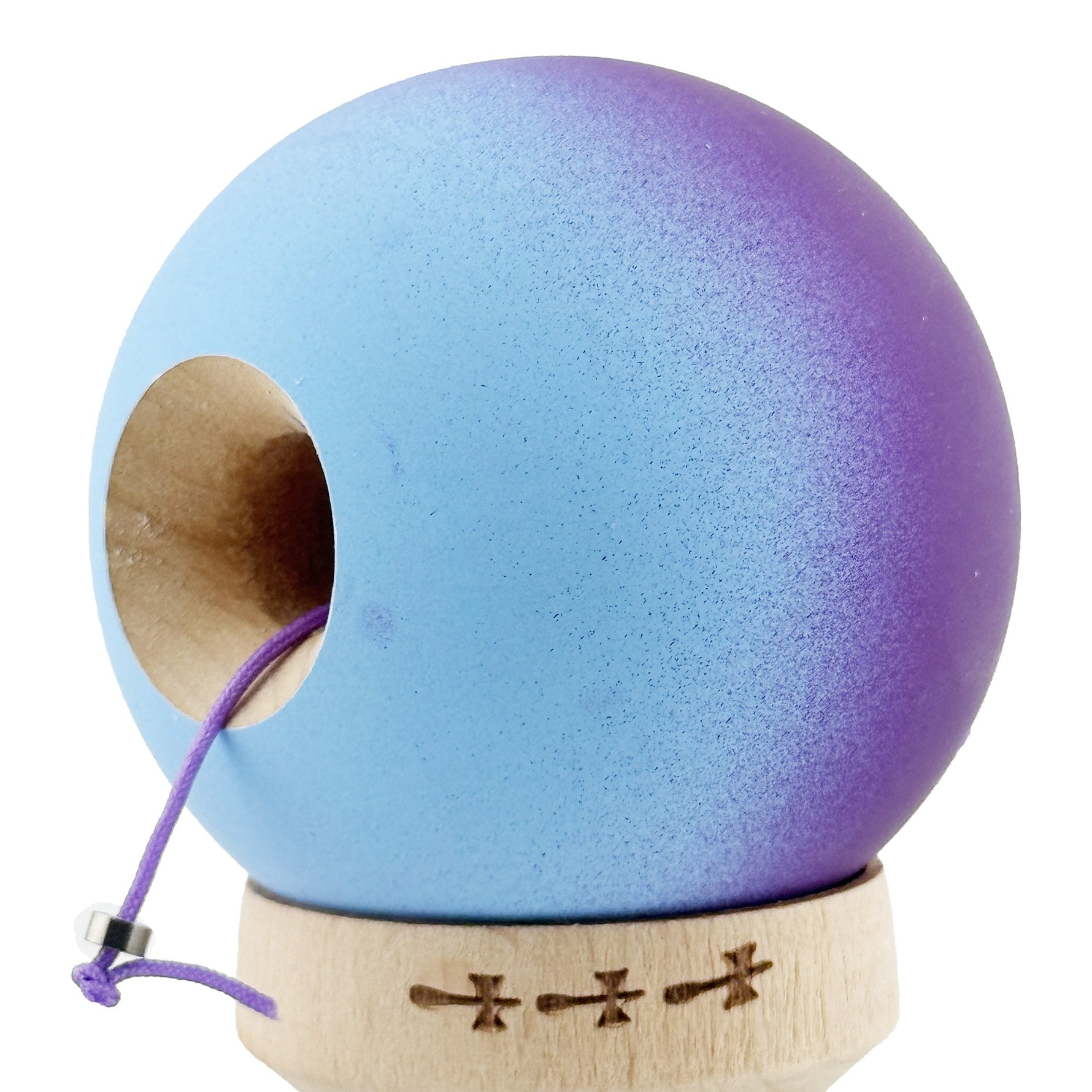 Kendama X Originala, Profesionala, Flippy, Big Cups V2, Rubber Grip cu Cupe Mari, Rulment Metalic cu Ata 55 cm,