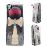 Kendama X Originala, Profesionala, Flippy, Big Cups V2, Rubber Grip cu Cupe Mari, Rulment Metalic cu Ata 55 cm,