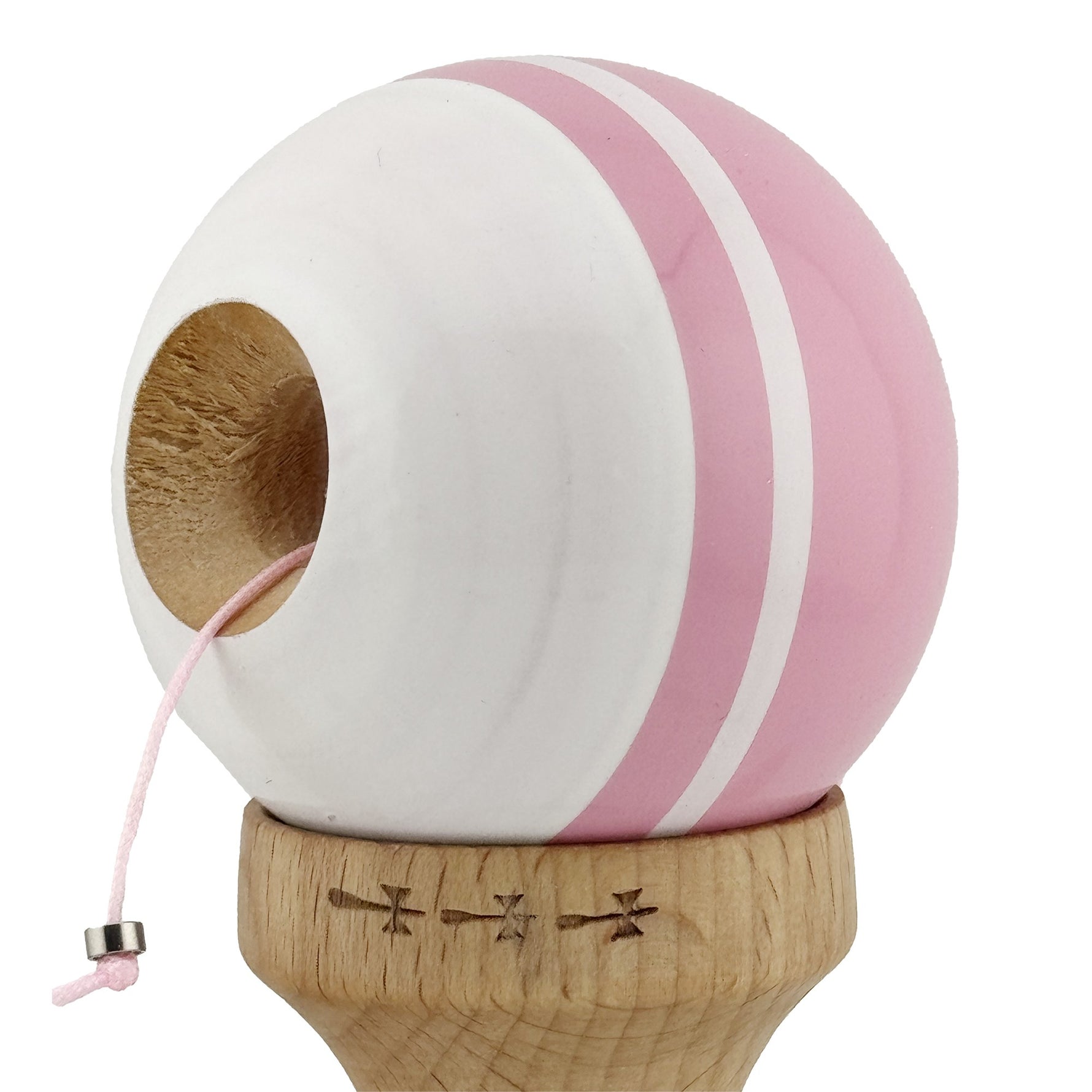 Kendama X Originala, Profesionala, Flippy, Big Cups V2, Super Sticky cu Cupe Mari, din lemn 18 cm, Rulment Metalic cu