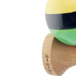 Kendama X Originala, Profesionala, Flippy, Big Cups V2, Super Sticky cu Cupe Mari, din lemn 18 cm, Rulment Metalic cu