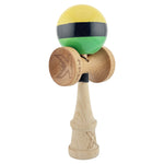 Kendama X Originala, Profesionala, Flippy, Big Cups V2, Super Sticky cu Cupe Mari, din lemn 18 cm, Rulment Metalic cu