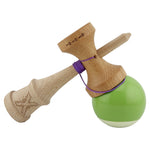 Kendama X Originala, Profesionala, Flippy, Big Cups V2, Super Sticky cu Cupe Mari, din lemn 18 cm, Rulment Metalic cu