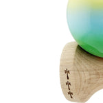 Kendama X Originala, Profesionala, Flippy, Big Cups V2, Super Sticky cu Cupe Mari, din lemn 18 cm, Rulment Metalic cu