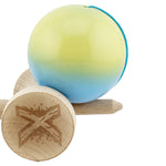 Kendama X Originala, Profesionala, Flippy, Big Cups V2, Super Sticky cu Cupe Mari, din lemn 18 cm, Rulment Metalic cu