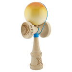 Kendama X Originala, Profesionala, Flippy, Big Cups V2, Super Sticky cu Cupe Mari, din lemn 18 cm, Rulment Metalic cu