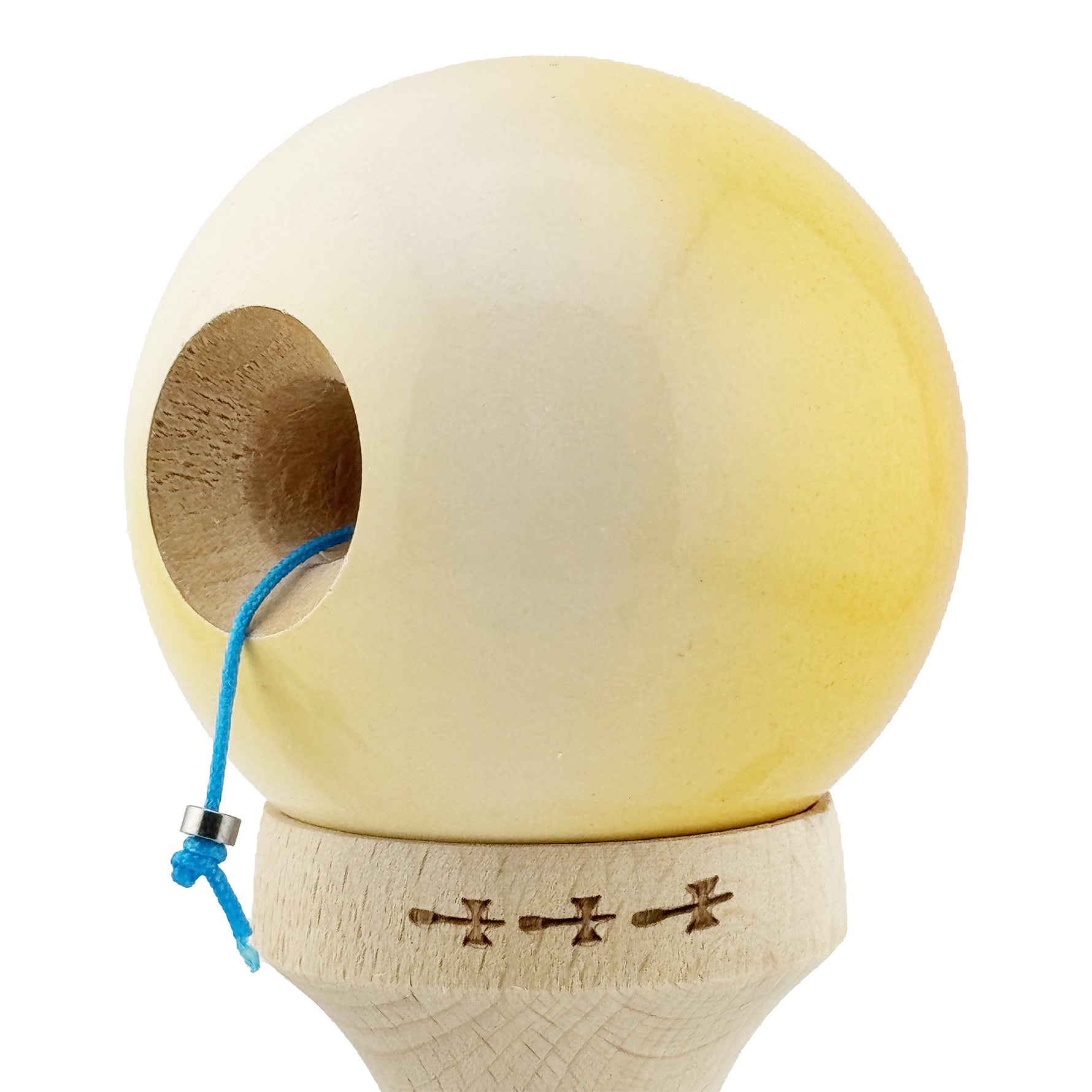 Kendama X Originala, Profesionala, Flippy, Big Cups V2, Super Sticky cu Cupe Mari, din lemn 18 cm, Rulment Metalic cu