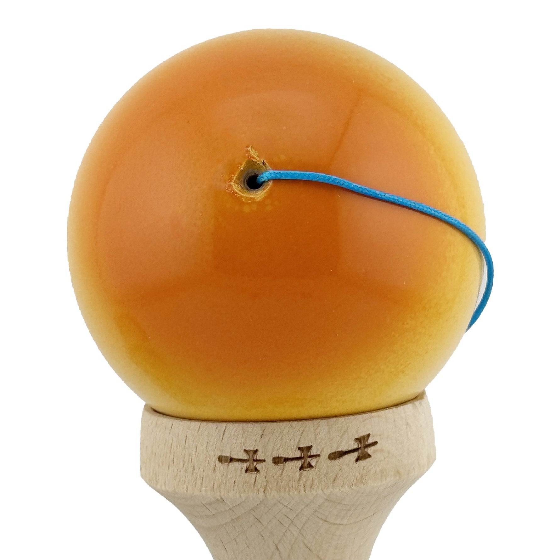 Kendama X Originala, Profesionala, Flippy, Big Cups V2, Super Sticky cu Cupe Mari, din lemn 18 cm, Rulment Metalic cu