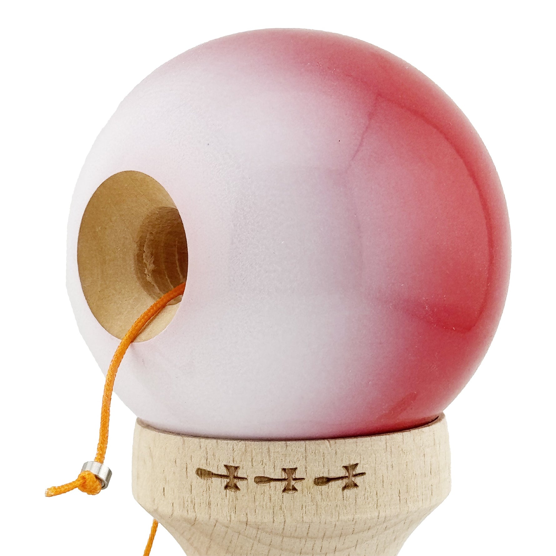 Kendama X Originala, Profesionala, Flippy, Big Cups V2, Super Sticky cu Cupe Mari, din lemn 18 cm, Rulment Metalic cu
