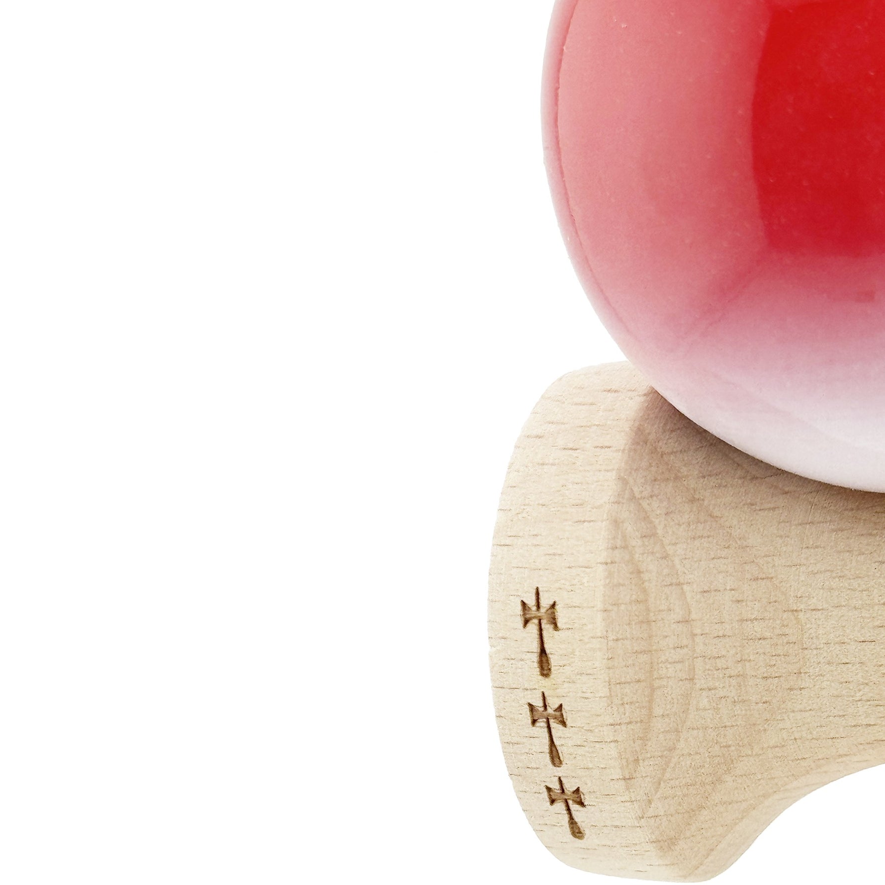 Kendama X Originala, Profesionala, Flippy, Big Cups V2, Super Sticky cu Cupe Mari, din lemn 18 cm, Rulment Metalic cu