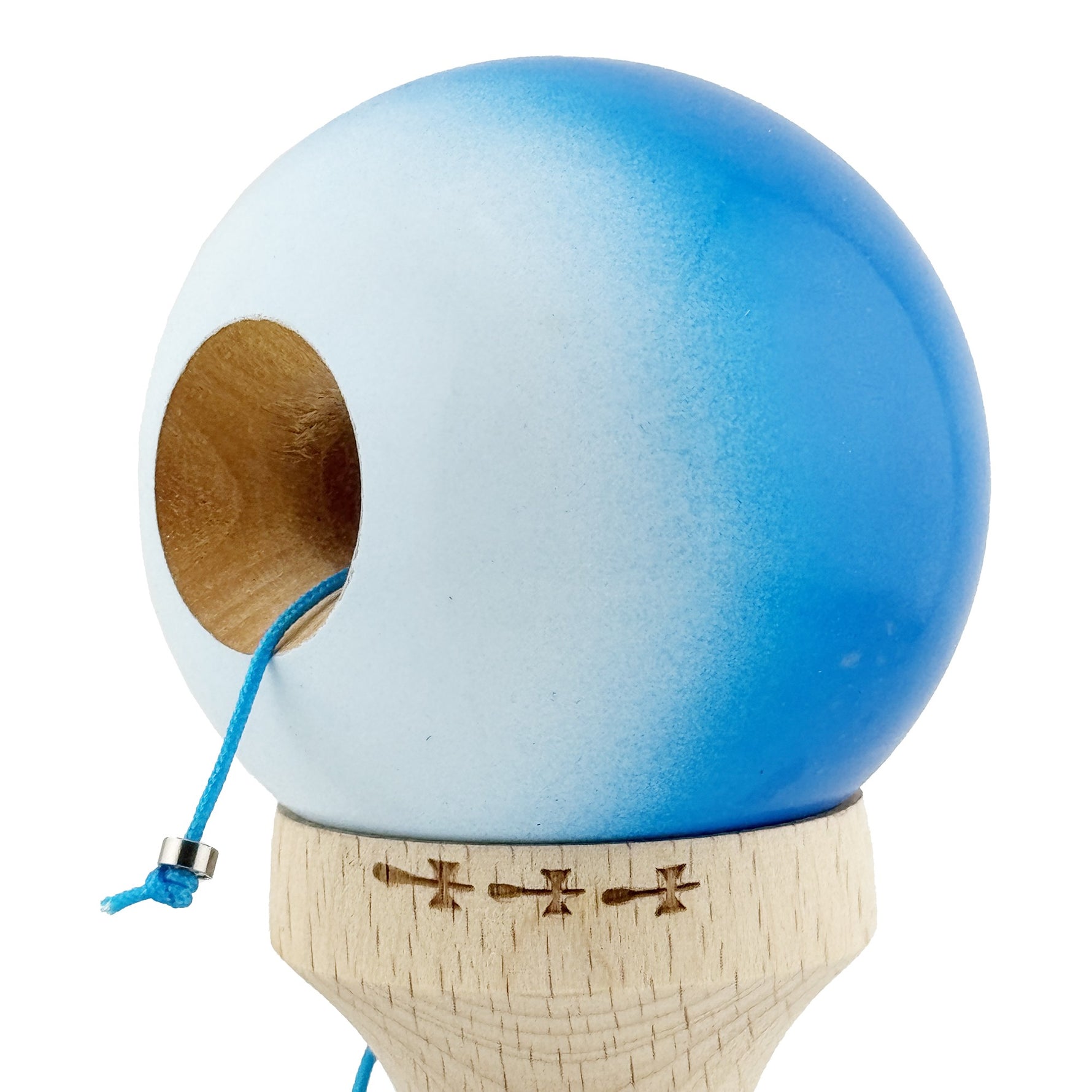Kendama X Originala, Profesionala, Flippy, Big Cups V2, Super Sticky cu Cupe Mari, din lemn 18 cm, Rulment Metalic cu