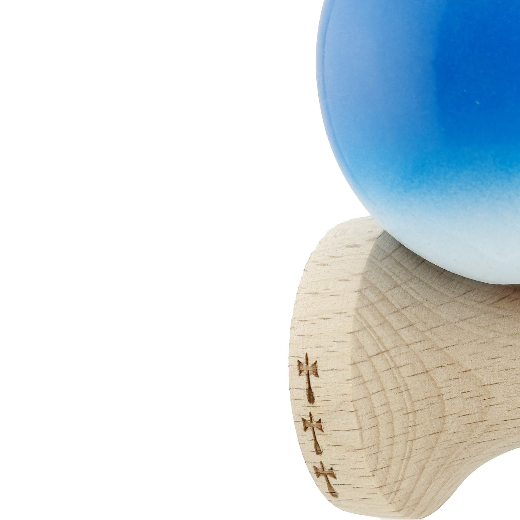 Kendama X Originala, Profesionala, Flippy, Big Cups V2, Super Sticky cu Cupe Mari, din lemn 18 cm, Rulment Metalic cu