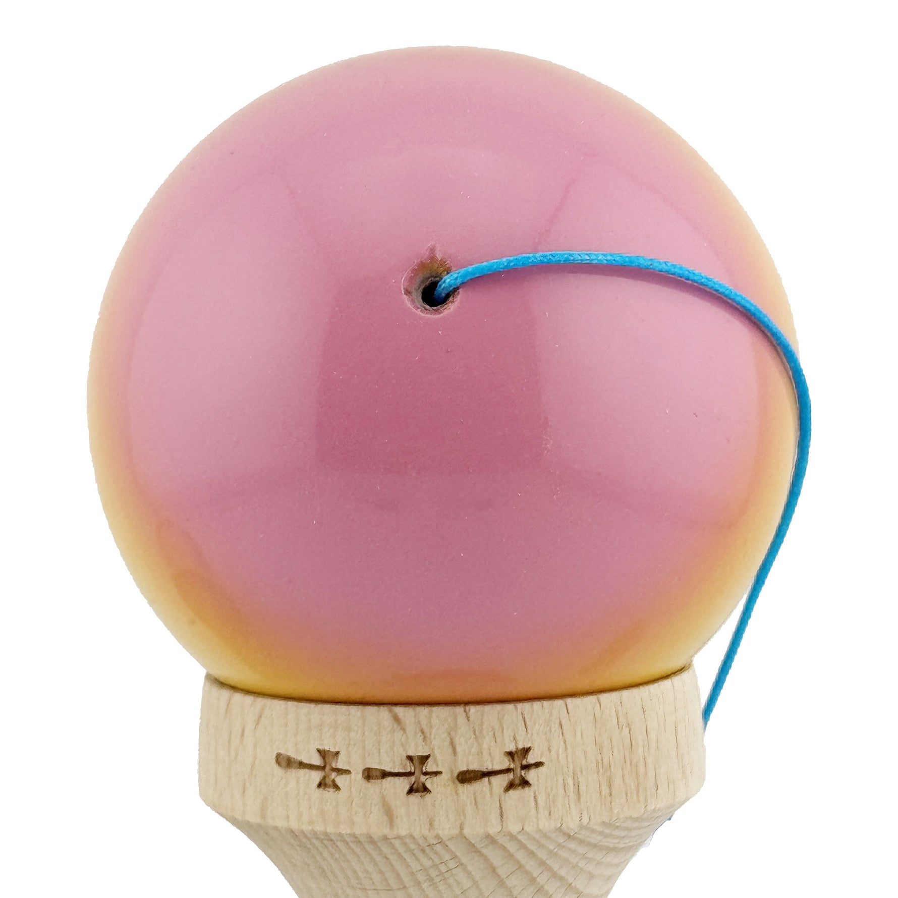 Kendama X Originala, Profesionala, Flippy, Big Cups V2, Super Sticky cu Cupe Mari, din lemn 18 cm, Rulment Metalic cu
