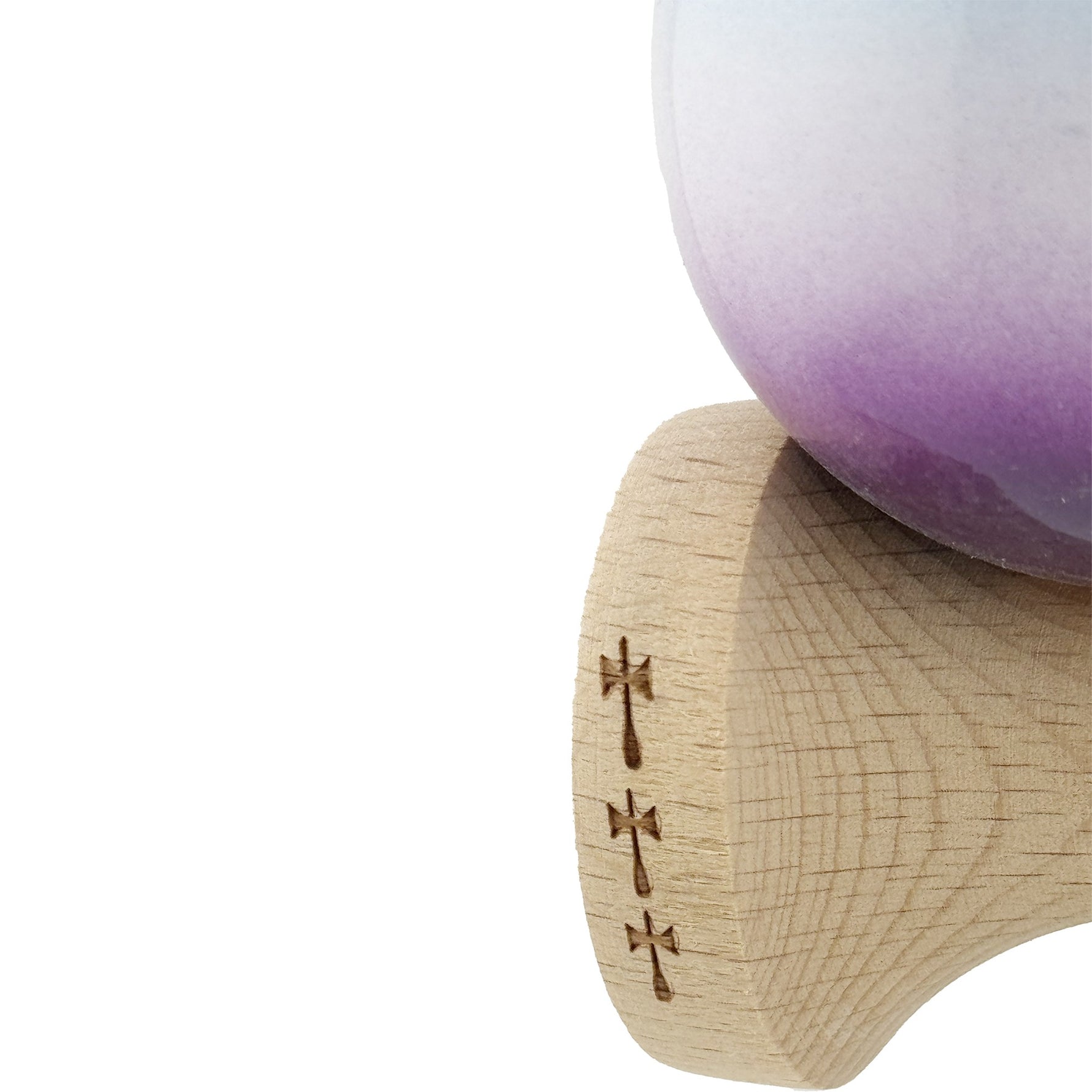 Kendama X Originala, Profesionala, Flippy, Big Cups V2, Super Sticky cu Cupe Mari, din lemn 18 cm, Rulment Metalic cu