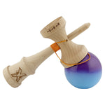 Kendama X Originala, Profesionala, Flippy, Big Cups V2, Super Sticky cu Cupe Mari, din lemn 18 cm, Rulment Metalic cu