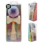 Kendama X Originala, Profesionala, Flippy, Big Cups V2, Super Sticky cu Cupe Mari, din lemn 18 cm, Rulment Metalic cu