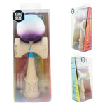 Kendama X Originala, Profesionala, Flippy, Big Cups V2, Super Sticky cu Cupe Mari, din lemn 18 cm, Rulment Metalic cu