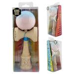 Kendama X Originala, Profesionala, Flippy, Big Cups V2, Super Sticky cu Cupe Mari, din lemn 18 cm, Rulment Metalic cu