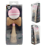 Kendama X Originala, Profesionala, Flippy, Big Cups V2, Super Sticky cu Cupe Mari, din lemn 18 cm, Rulment Metalic cu